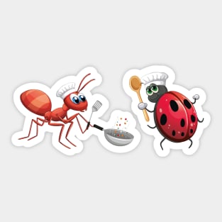 ants, insects (cooks) Sticker